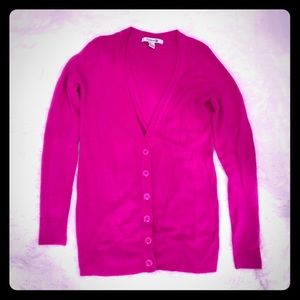 Like New Forever 21 Neon pink super soft cardigan